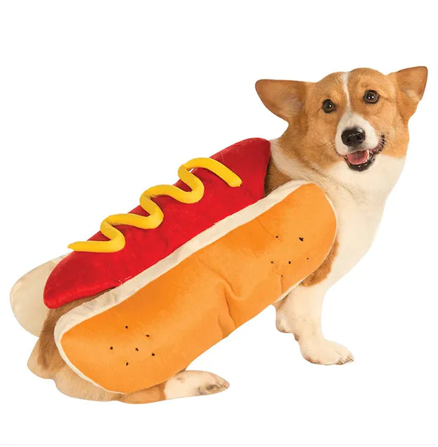 Disfraz de Perrito Caliente de Halloween para Mascotas